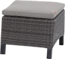 Siena Garden Hocker CORIDO Aluminium Gardino Geflecht Anthrazit Bild 1