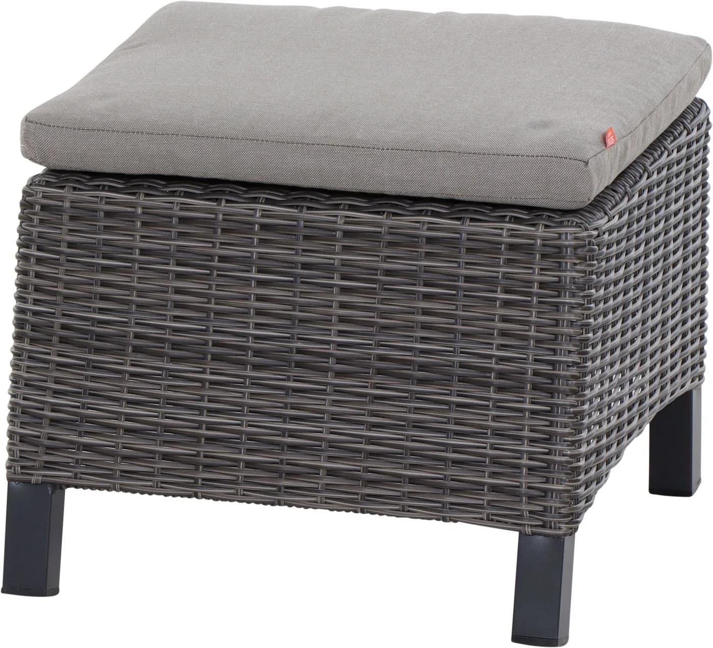 Siena Garden Hocker CORIDO Aluminium Gardino Geflecht Anthrazit