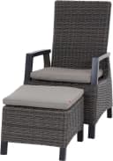Siena Garden Hocker CORIDO Aluminium Gardino Geflecht Anthrazit Bild 2