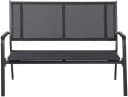 Gartenbank siena GARDEN TESORO Aluminium Ranotex® Schwarz-Silber Bild 1