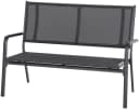 Gartenbank siena GARDEN TESORO Aluminium Ranotex® Schwarz-Silber Bild 2