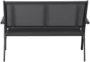 Gartenbank siena GARDEN TESORO Aluminium Ranotex® Schwarz-Silber Bild 3