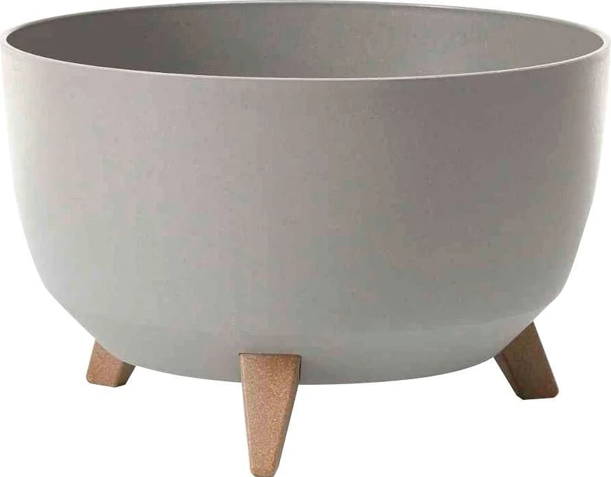 Siena Garden Pflanzkübel UV-beständig Skandinavisch Grau Kunststoff - Bild 2