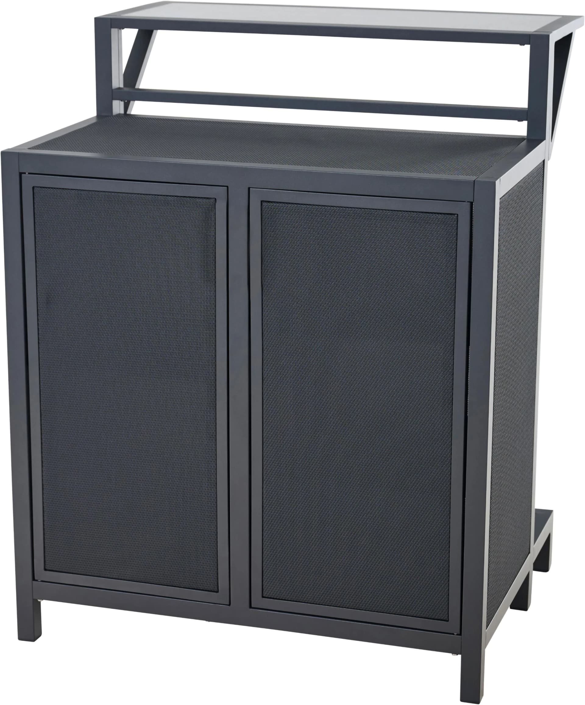 SIENA GARDEN Gartentisch PALMA Bar-Tisch Anthrazit Aluminium PVC