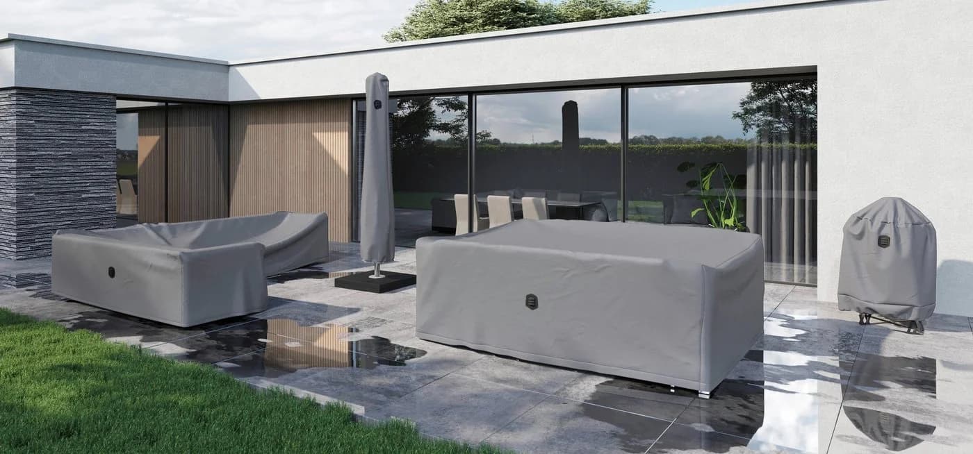 SIENA GARDEN AquaShield Gartenmöbel-Schutzhülle Grau Polyester