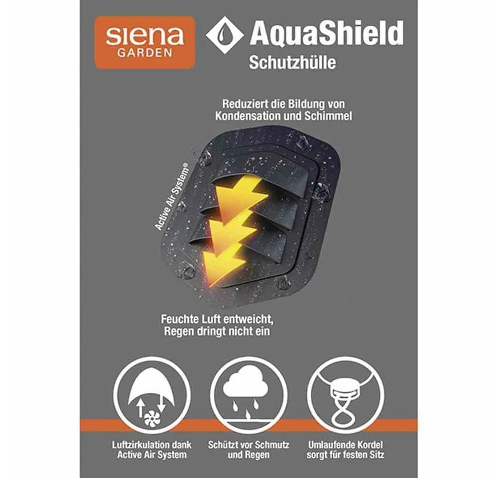 SIENA GARDEN AquaShield Gartenmöbel-Schutzhülle Grau Polyester - Bild 4