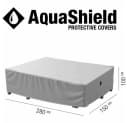 SIENA GARDEN AquaShield Gartenmöbel-Schutzhülle Grau Polyester Bild 5