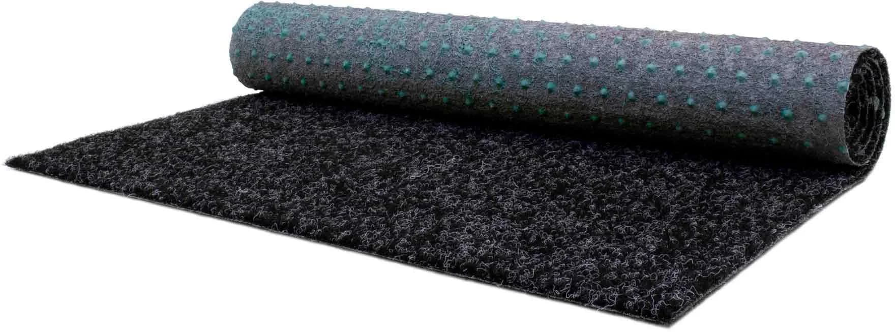 Kunstrasen PORTO Anthrazit 10mm UV-beständig Polypropylen