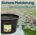 GarPet Pflanzkorb Schwarz UV-stabil Wasserpflanzen Teich Bild 3