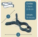 GarPet Pflanzschnur mit 10 Pflanzenclips für Kletterpflanzen & Rankhilfe Bild 1