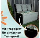 GarPet Gartenbox Aufbewahrungsbox 410 L Wetterfest Kissenbox Bild 3