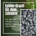 GarPet Granitsplitt Grau 25 kg Zierkies für Garten & Aquarium Bild 3