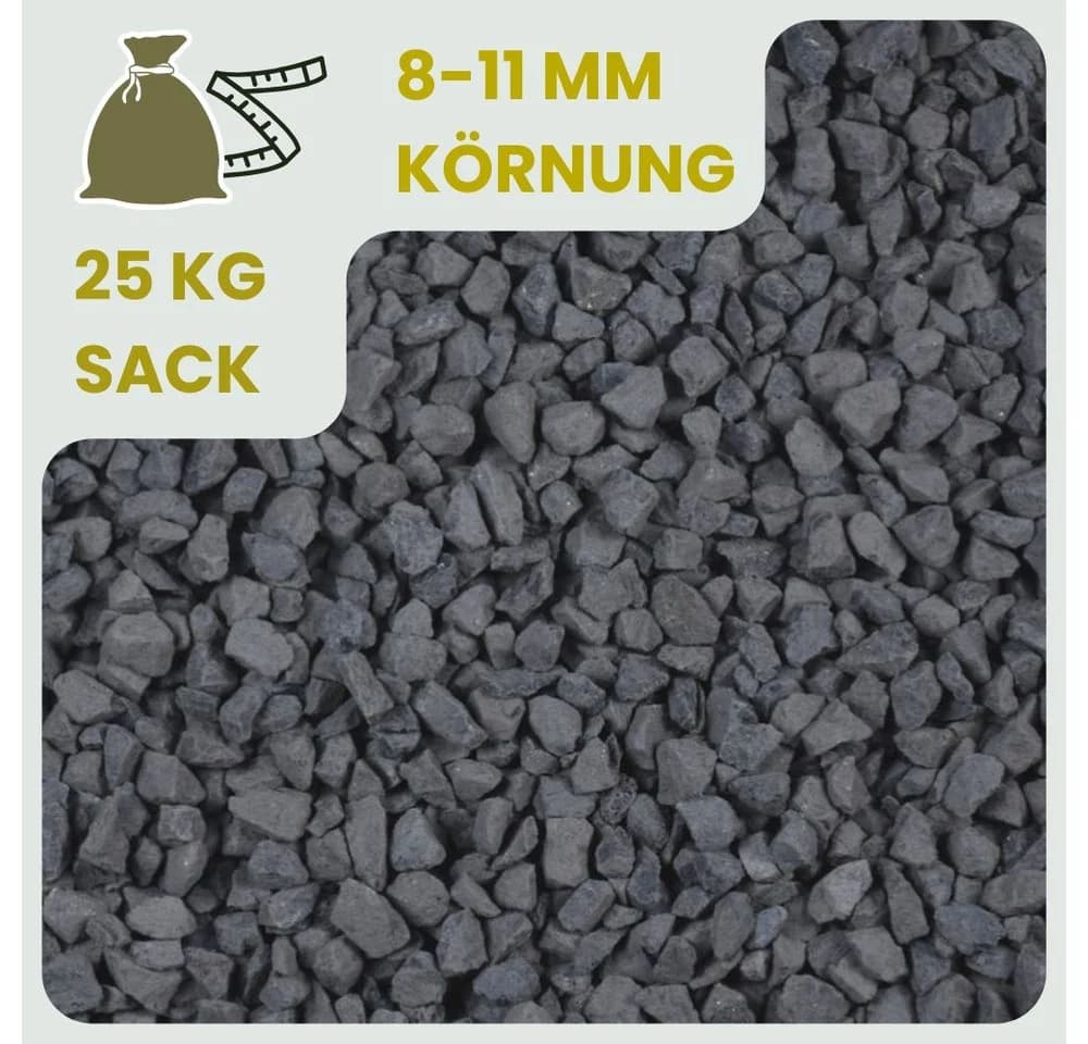 GarPet Basalt Splitt Anthrazit Zierkies 25kg