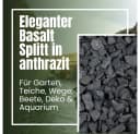 GarPet Basalt Splitt Anthrazit Zierkies 25kg Bild 3