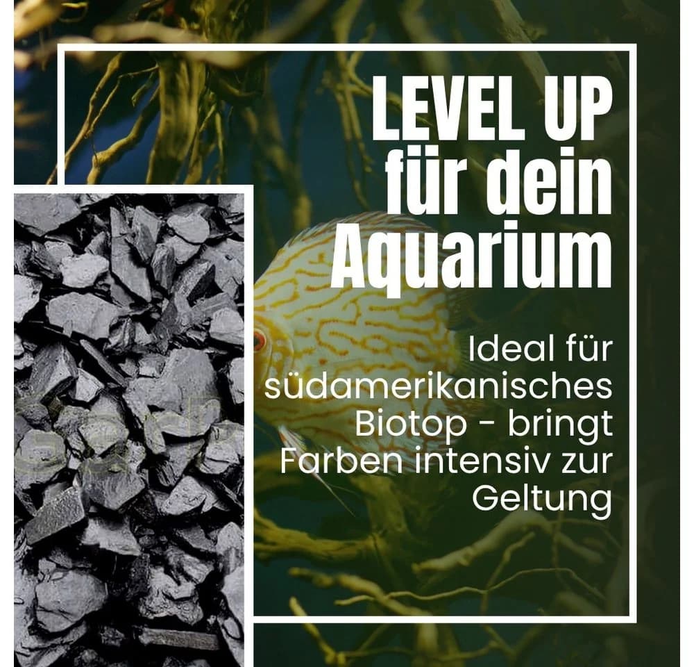 GarPet Schiefersplitt Garten 25 kg Zierkies Schwarz Schieferbruch Dekostein - Bild 4