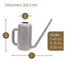 GarPet Gießkanne Zimmerpflanzen 3,8 L Indoor Kunststoff Bild 3