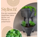 GarPet Kräuterspirale Pflanzsäule Blumentopf Anthrazit Bild 3