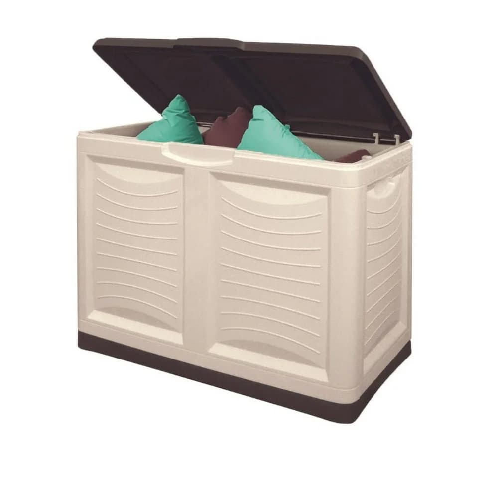 GarPet Gartenbox 220L Wetterfest Taupe/Braun Kunststoff - Bild 2