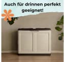 GarPet Gartenbox 220L Wetterfest Taupe/Braun Kunststoff Bild 4
