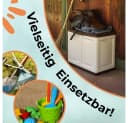 GarPet Gartenbox 220L Wetterfest Taupe/Braun Kunststoff Bild 5