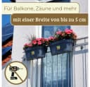 GarPet Balkonkasten 4er Set Anthrazit mit Wasserspeicher Bild 4