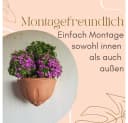 GarPet Wandblumentopf 2er Set Terrakotta Kunststoff Bild 5
