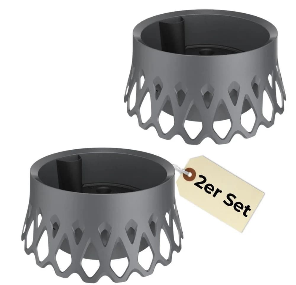 GarPet Grabschale 2er Set Anthrazit Selbstbewässerung Ø 30 cm - Bild 2