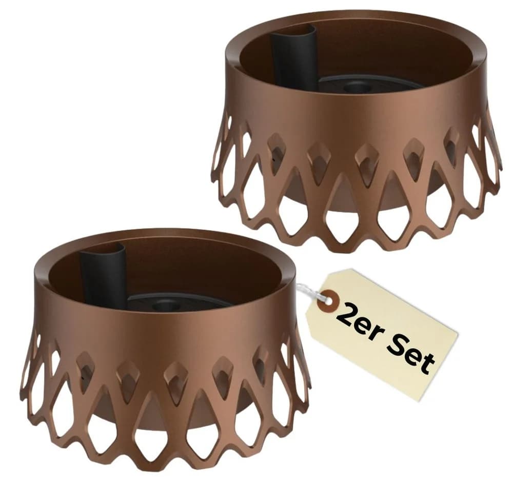 GarPet Grabschale 2er Set Bronze Selbstbewässerung - Bild 2