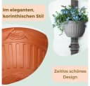 GarPet Blumentopf 2er Set für Regenrohr Wandtopf Anthrazit Bild 5