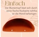 GarPet Wandblumentopf Terracotta Kunststoff Outdoor Bild 5