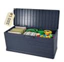 GarPet Gartenbox 350L Wetterfest Anthrazit Kunststoff Bild 2