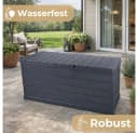 GarPet Gartenbox 350L Wetterfest Anthrazit Kunststoff Bild 4