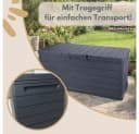 GarPet Gartenbox 350L Wetterfest Anthrazit Kunststoff Bild 5