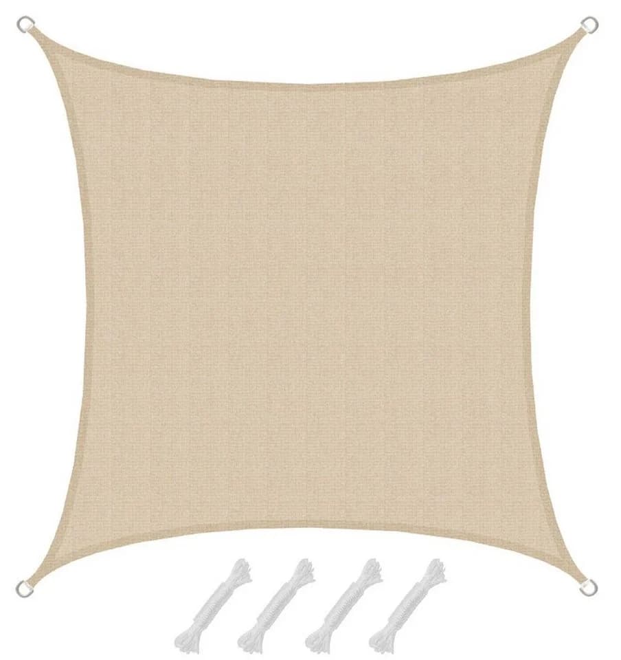 AMANKA UV Sonnensegel 2x2 m HDPE Beige - Bild 2