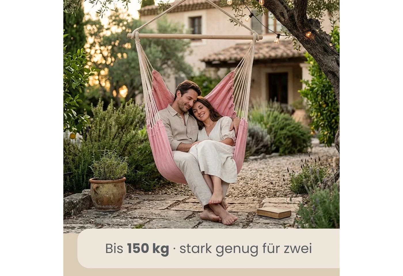 AMANKA XXL Hängesessel 2 Personen Hängestuhl - Bild 3
