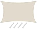 AMANKA Sonnensegel 1x2m Beige UV-Schutz Polyester Bild 2