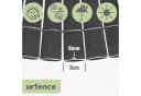 urfence Sichtschutzzaunmatten 100x300 PVC Sichtschutzmatte Anthrazit Bild 3