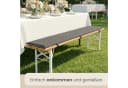 DuneDesign Bankauflage 2er Set Grau Filz Bierzelt Bild 1