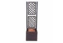 Poly-Rattan Rankgitter MCW-D76 Pflanzkasten Rankhilfe Braun Bild 4