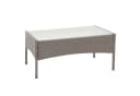 MCW Gartentisch Hamar Grau Poly-Rattan mit Glasplatte Bild 2