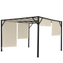 MCW Pergola Beja 4x4m mit Schiebedach Bild 2