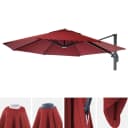 Sonnenschirmbezug MCW-A96, 8 Streben rund Ø3m 220g/m² Polyester Ersatz-Bezug für Ampelschirm MCW-A96~ bordeaux Bild 1