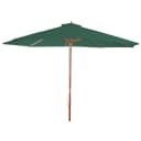 MCW Sonnenschirm Lissabon Grün Polyester Holz Ø 3,5m Bild 1