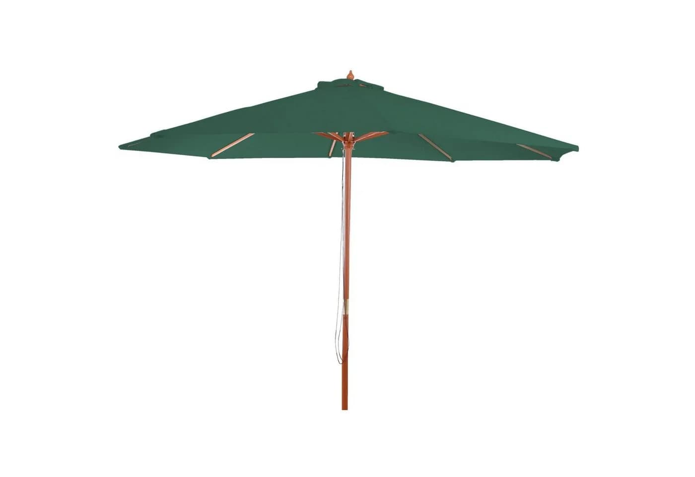 MCW Sonnenschirm Lissabon Grün Polyester Holz Ø 3,5m - Bild 3