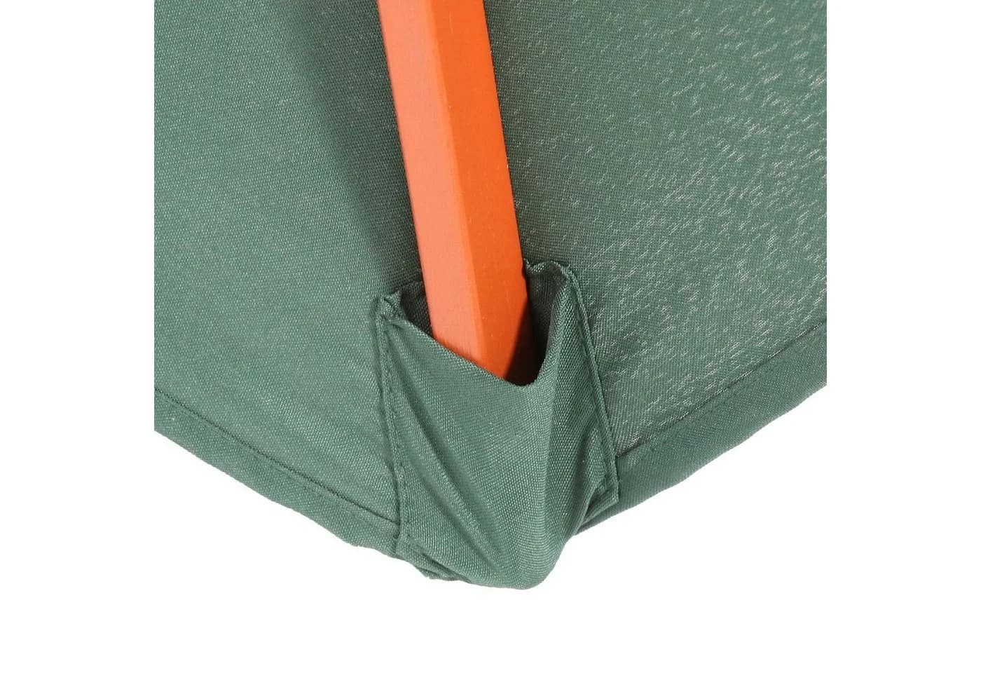 MCW Sonnenschirm Lissabon Grün Polyester Holz Ø 3,5m - Bild 5