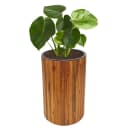 MCW Pflanzkasten MCW-L24 Rund 50x34cm Akazienholz Braun Outdoor Bild 1