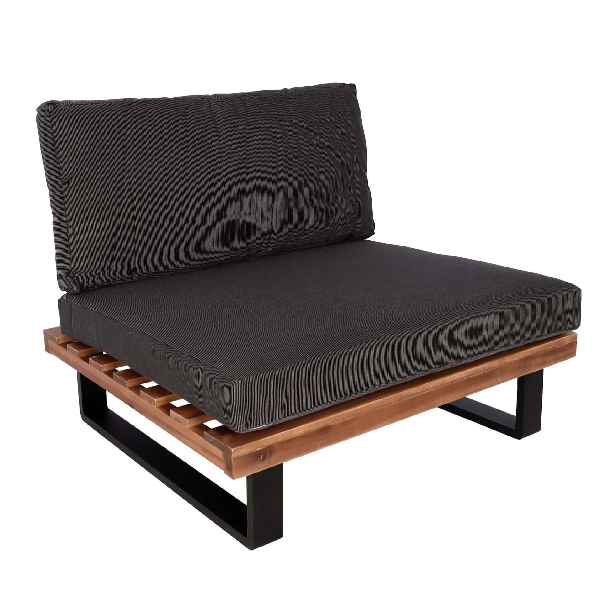 MCW Lounge-Sessel MCW-H54 Garten-Sessel Akazienholz Aluminium Braun Grau - Bild 2