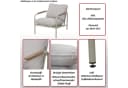 MCW Aluminium-Gartensessel MCW-O11 Terrakotta Beige Outdoor Stuhl Bild 5