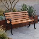 MCW Gartenbank MCW-O25-b 400 kg Belastbarkeit Holz Monterey-Kiefer Bild 1