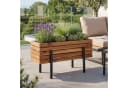 MCW Pflanzkasten Braun Holz Bild 2